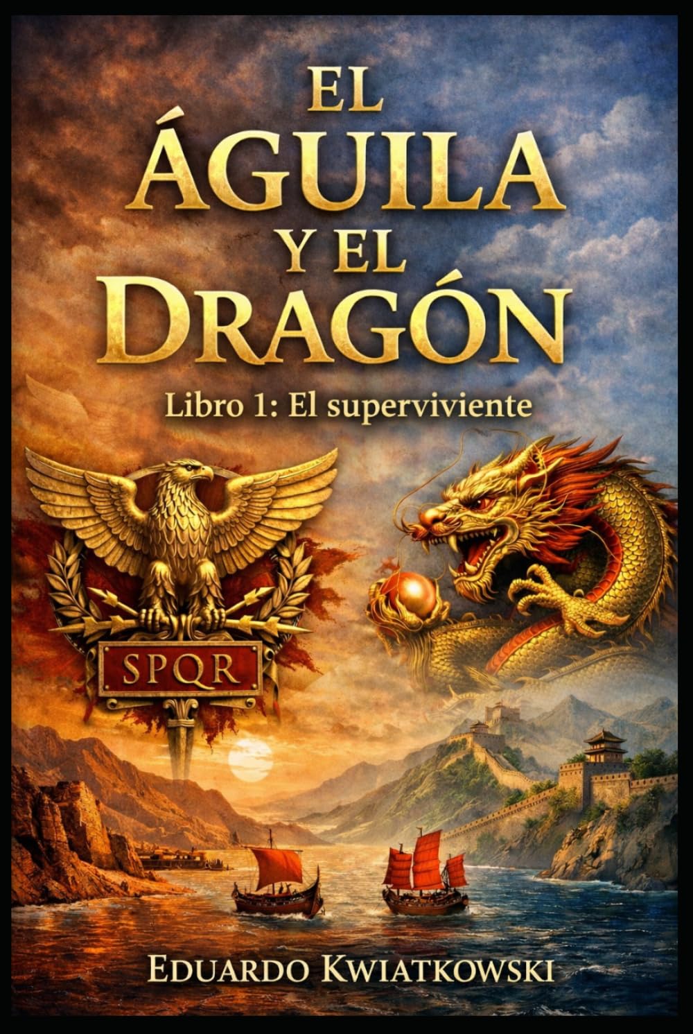 El Águila y el Dragón: Libro I - El Superviviente: Una novela histórica sobre la Roma que pudo ser. (Ucronías)