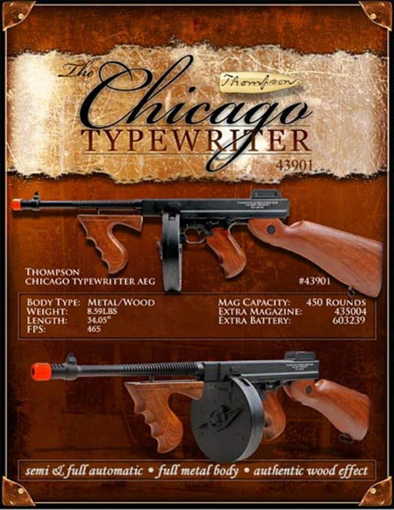 Amazon.com : Thompson M1928 Full-Metal Body AEG airsoft gun