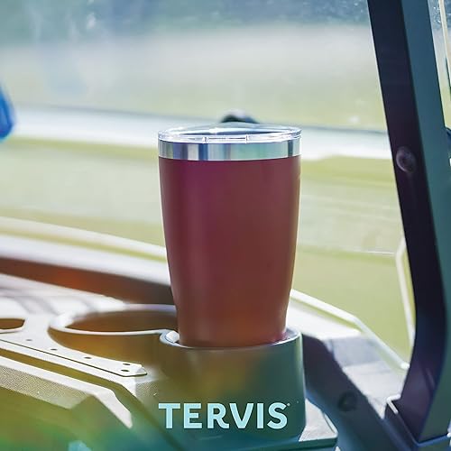 Miniatura 8 de Tervis Traveler - Vaso aislado de triple pared de ágata aguamarina mantiene las bebidas frías y calientes, 30 onzas, acero inoxidable