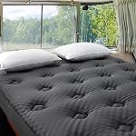 Hansleep King Memory Foam Mattress Topper, White, 78x80 Inches | Cooling Gel-Infused Mattress Pad with Deep Pocket, Breathable Air Soft Mattress Topper Cover