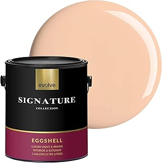 EVOLVE Signature Collection Luxury Interior Paint & Primer, Eggshell She...
