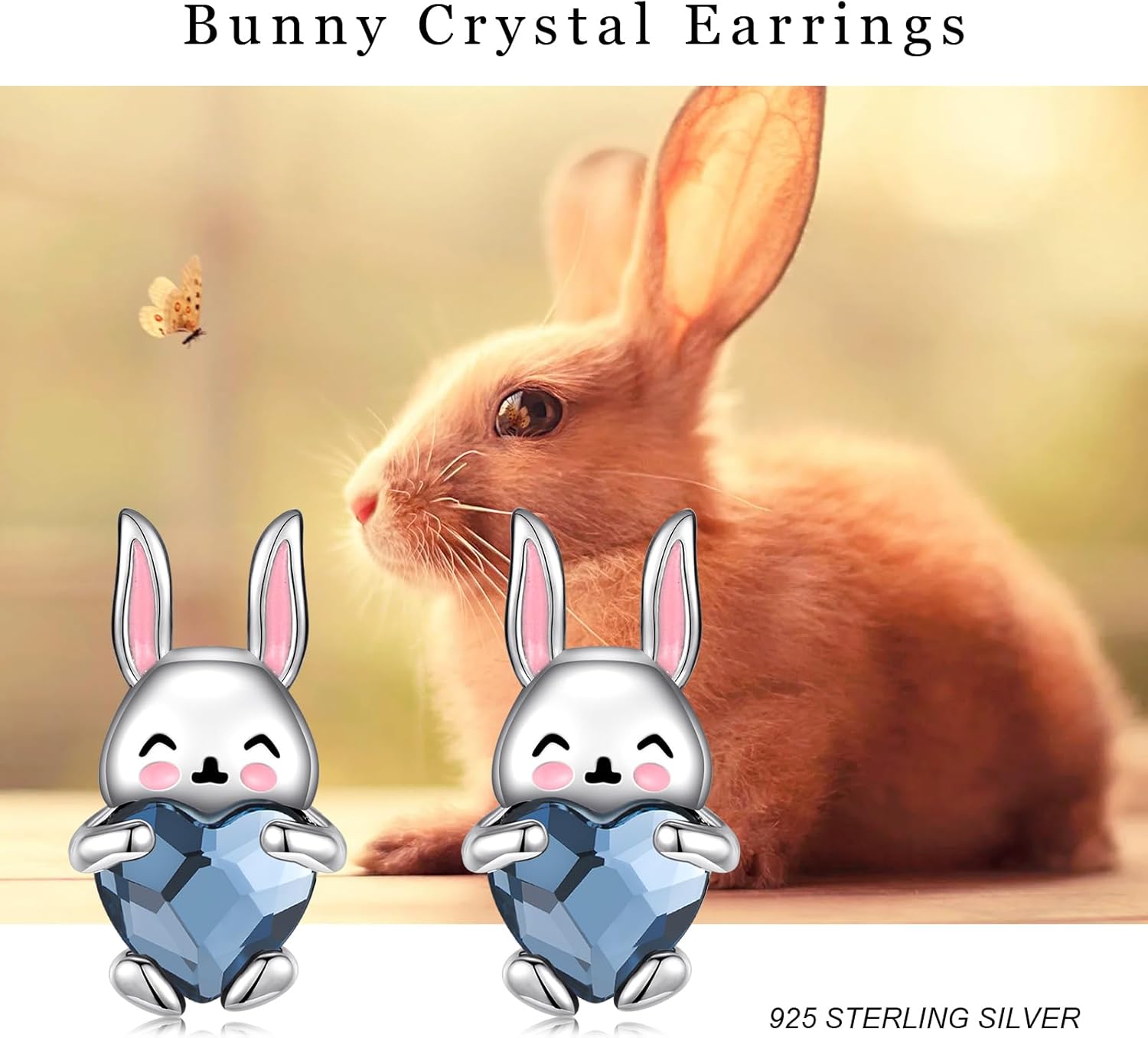 Bunny/Guinea Pig/Octopus/Panda/Lilith/Ankh Earrings for Women 925 Sterling Silver Stud Earrings for Men Jewelry Gifts for Birthdays Christmas Thanksgiving - Image 8