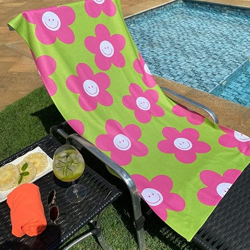 Toalha de Praia e Piscina Adulto Grande Feminina Estampada Personalizada Seca Rapido Viagem Banho 69