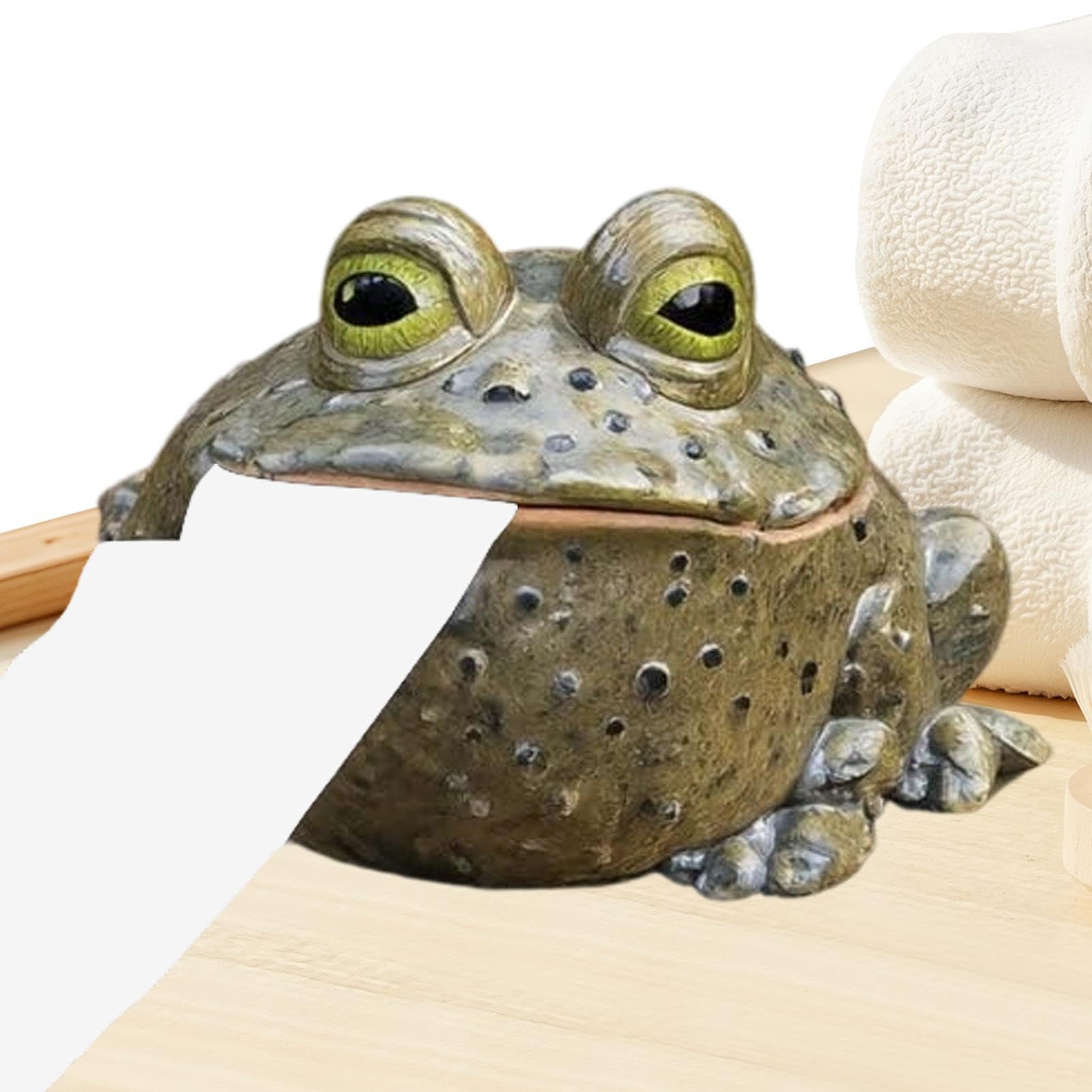 Uchwyt Do Papieru Toaletowego W Kształcie Żaby Zabawny ozdobny uchwyt