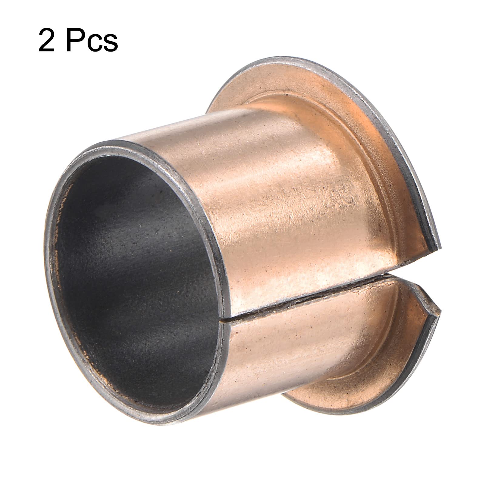 Boccole Flangiate 20mm ID X 23mm OD - 2 Pezzi, Autolubrificanti, Per Macchine Tessili E Agricole - Foto 3