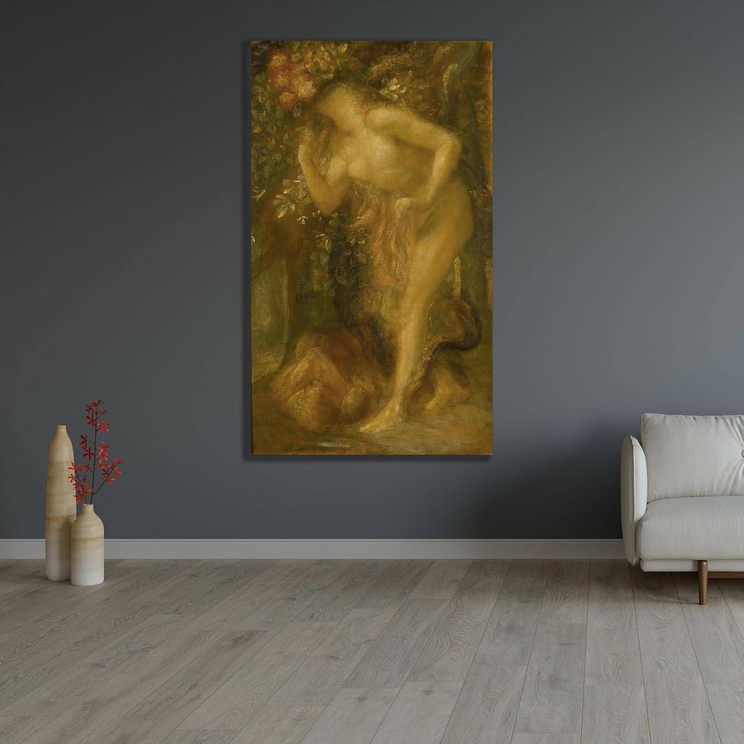 ArtDirect Eve Tempted Unframed Art Print Giclee Poster by George Frederic Watts - Ready for Framing with Customization Sizes 6x10, 8x14, 12x20, 21x36, 28x48 and 35x60 inches