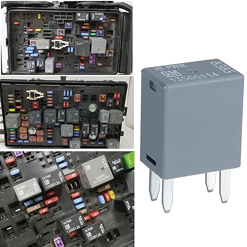 Miniatura 6 de OEM GM 1 Pack 135001148385 Relé de caja de fusibles de alta potencia 4 pines 12VDC para relé de aire acondicionado de ventilador