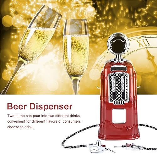 Miniatura 2 de Dispensador de cerveza bomba de bebidas de vino licor alcohol cerveza dispensador de accesorios de bar 1000 cc rojo