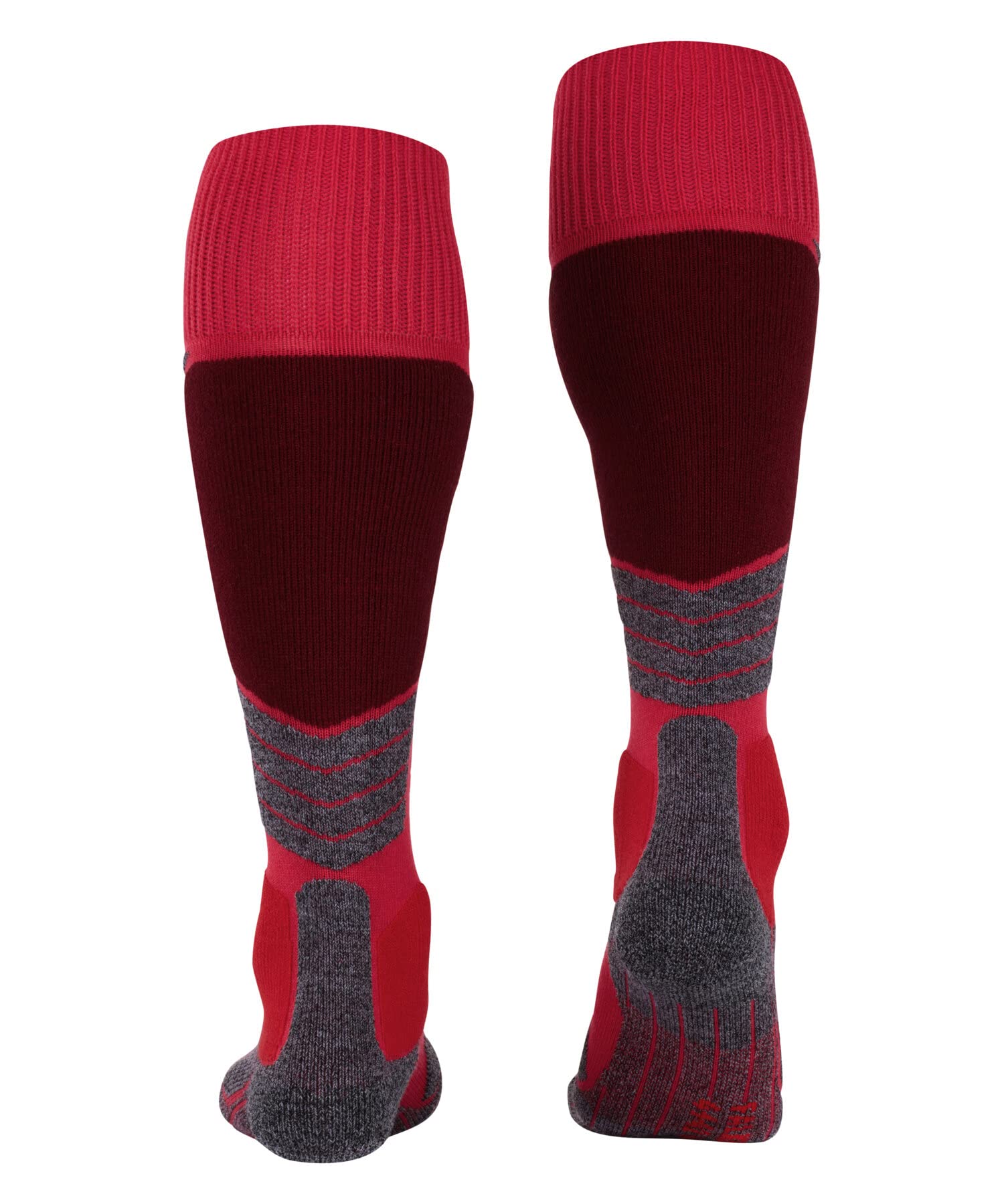 FALKE Kobiety Skarpety narciarskie SK1 Comfort W Kh Wełna Jedwab ciepłe grube 1 Para, Czerwony Rose 8680, 41-42
