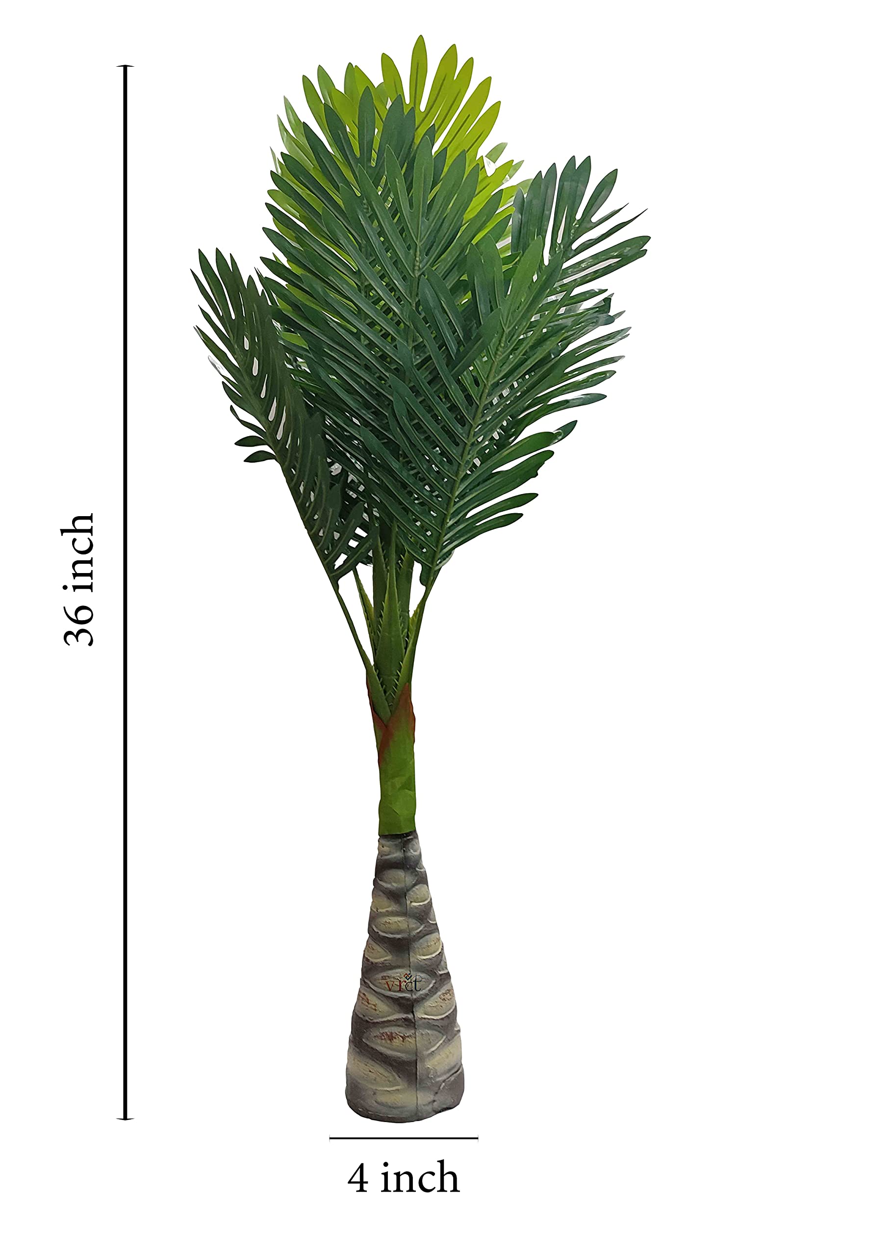 VRCT Artificial Palm Tree Plants Standable Trunk, Feel Real Technology, Super Quality 1