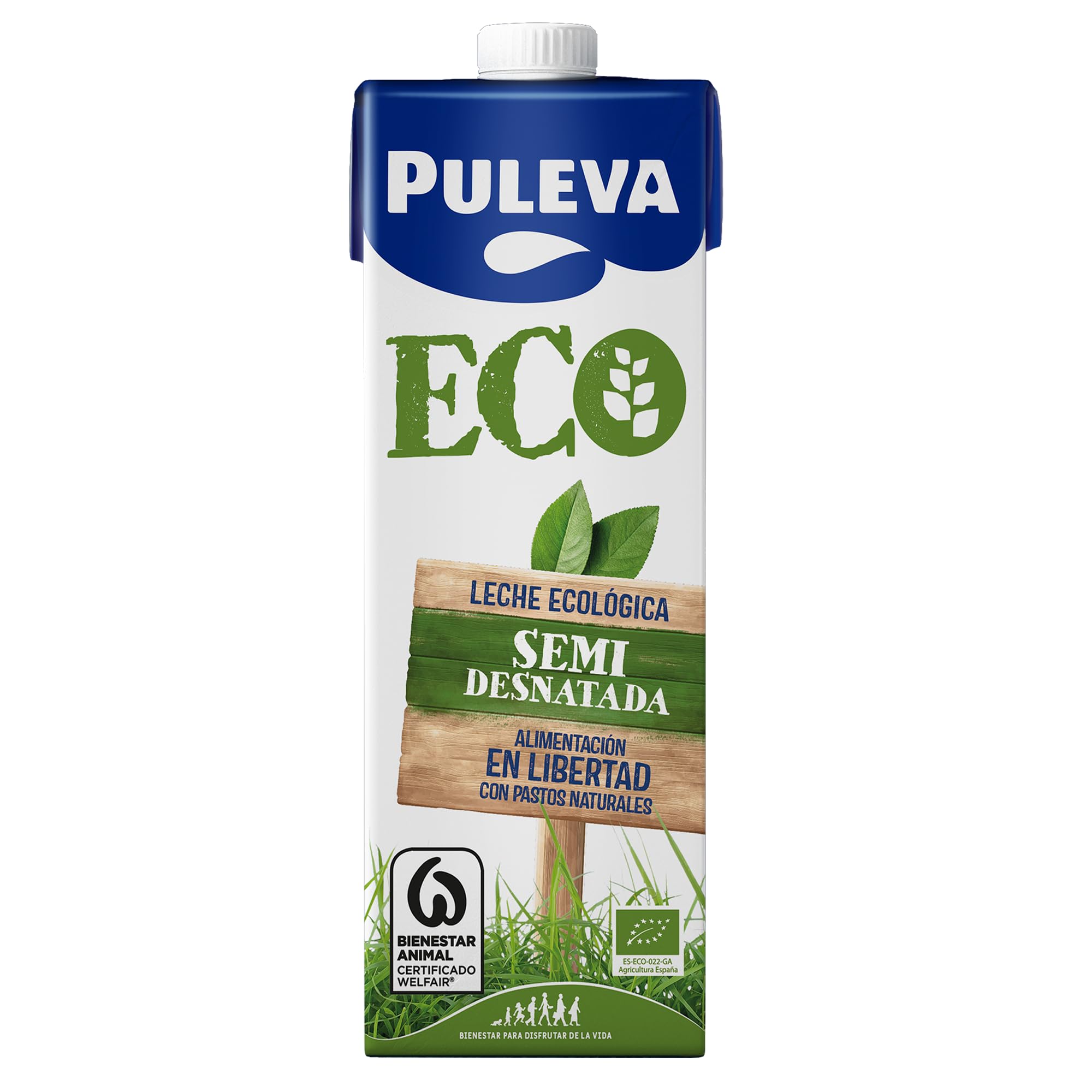 Puleva Leche Ecológica Semidesnatada BIO Pack 6 x 1L