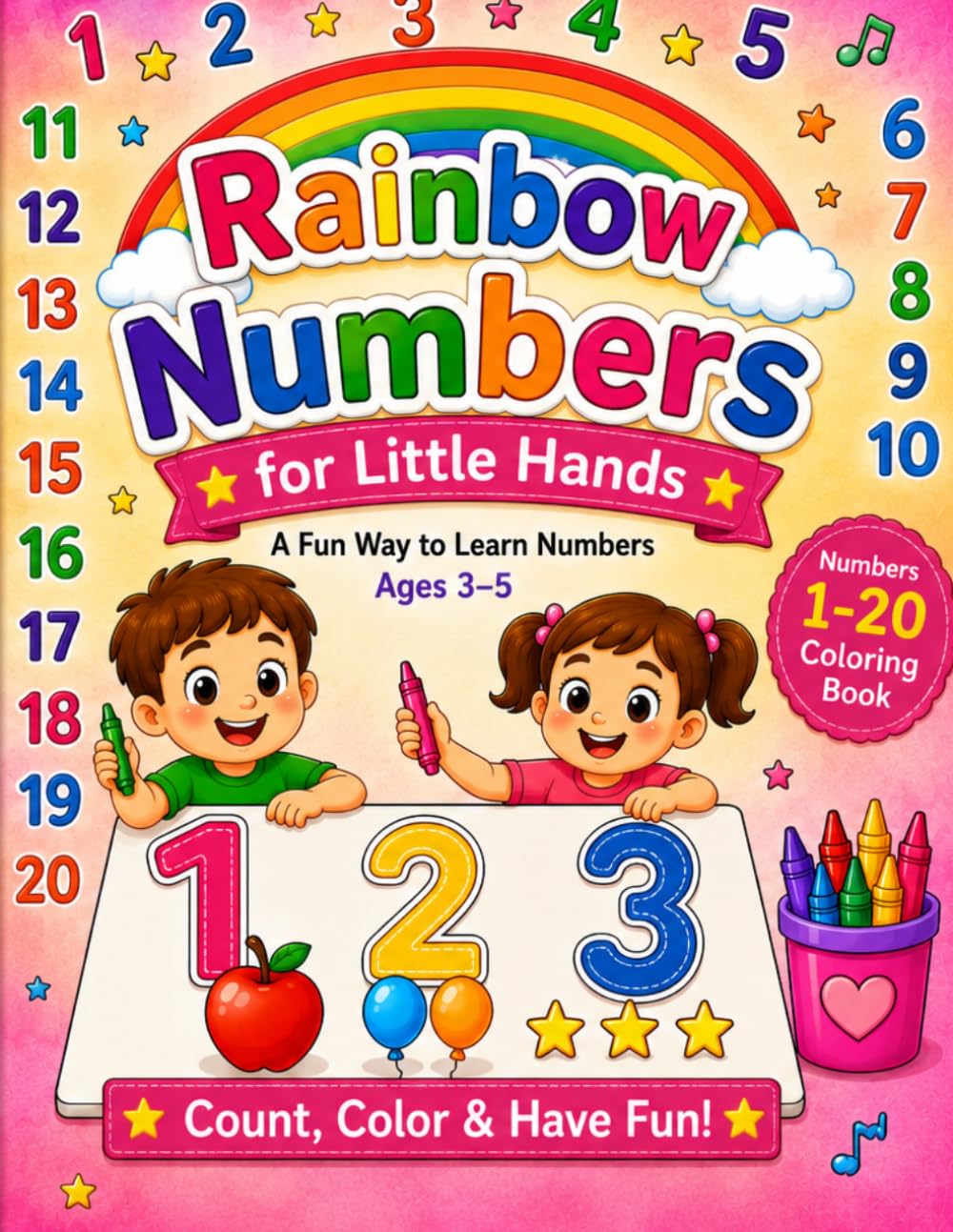 Rainbow Numbers for Little Hands: A Fun Way to Learn Numbers (Rainbow for Little Hands)