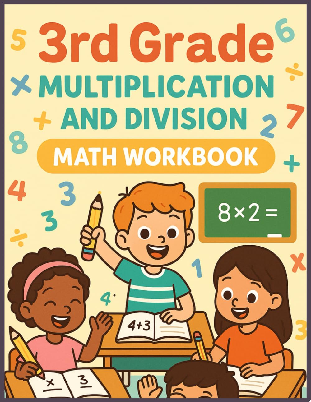 3rd Grade Multiplication and Division Math Workbook: 100 Pages of Practice Problems | Complete Times Tables 2-12 | Division Facts and Remainders | ... Drills from Elementary to Middle School)