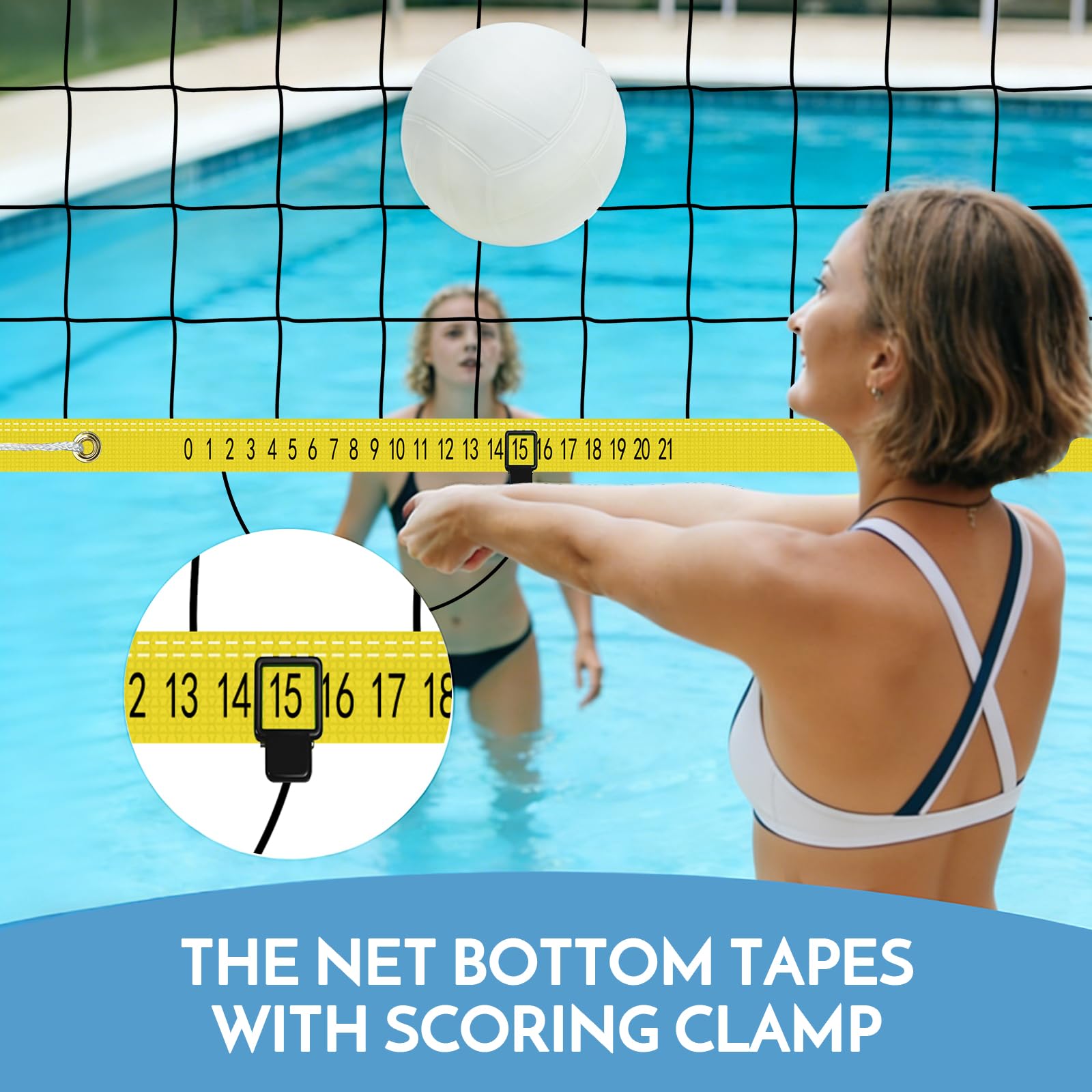 Robustes Pool-Volleyballnetz