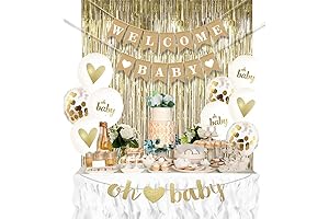 Storybook-Perfect Neutral Baby Shower Decorations Kit