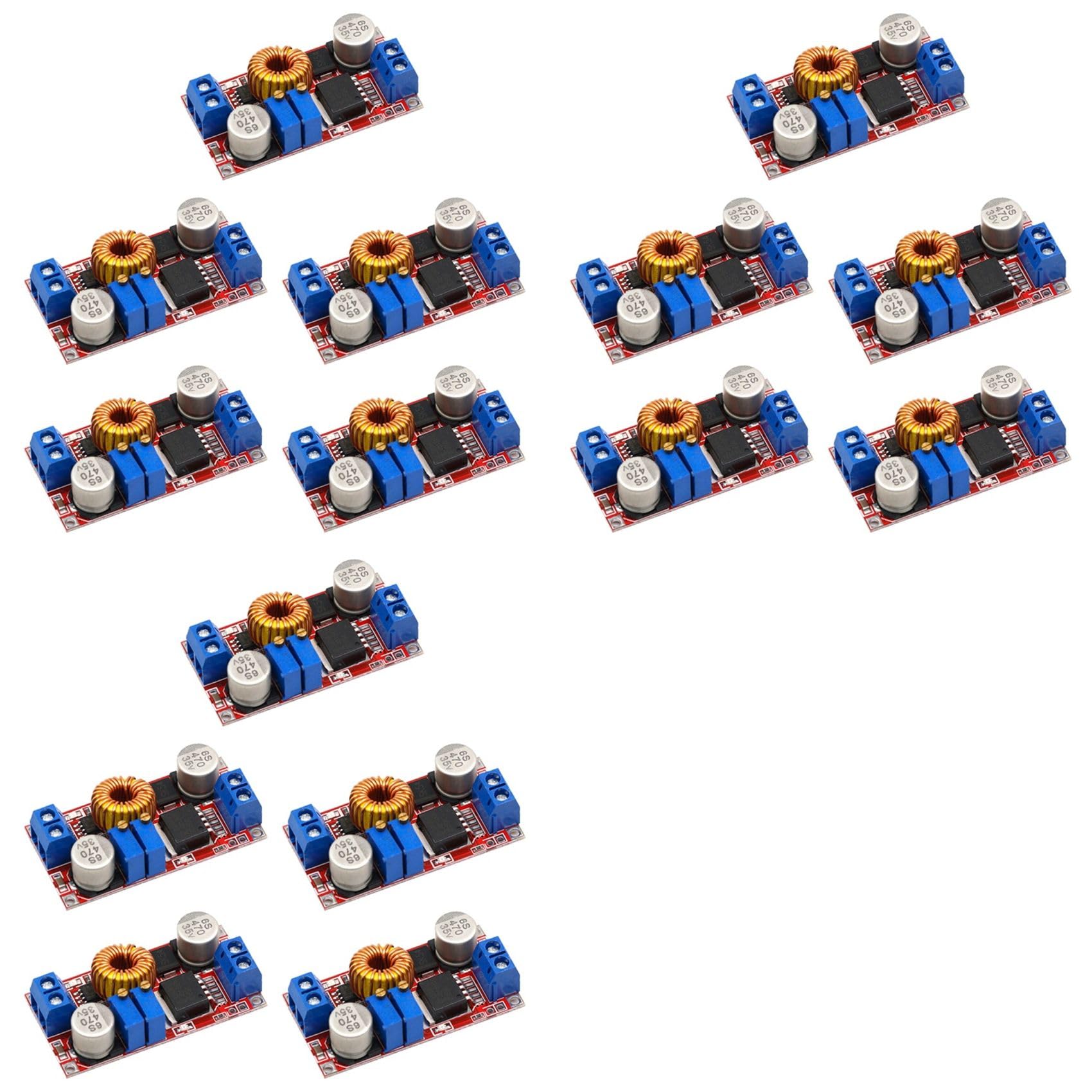 15Pc 5A DC to DC CC CV Lithium Battery Charging Board Led Power Converter 5-32V to 0.8-30V Lithium Charger Module XL4015