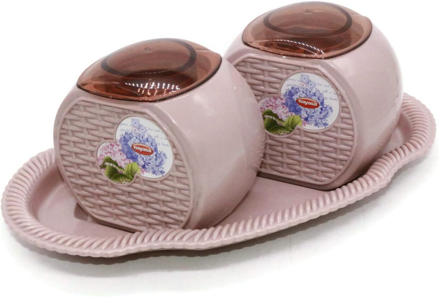 Nayasa Evolve Dry Fruits Set 2 Containers with Lid and 1