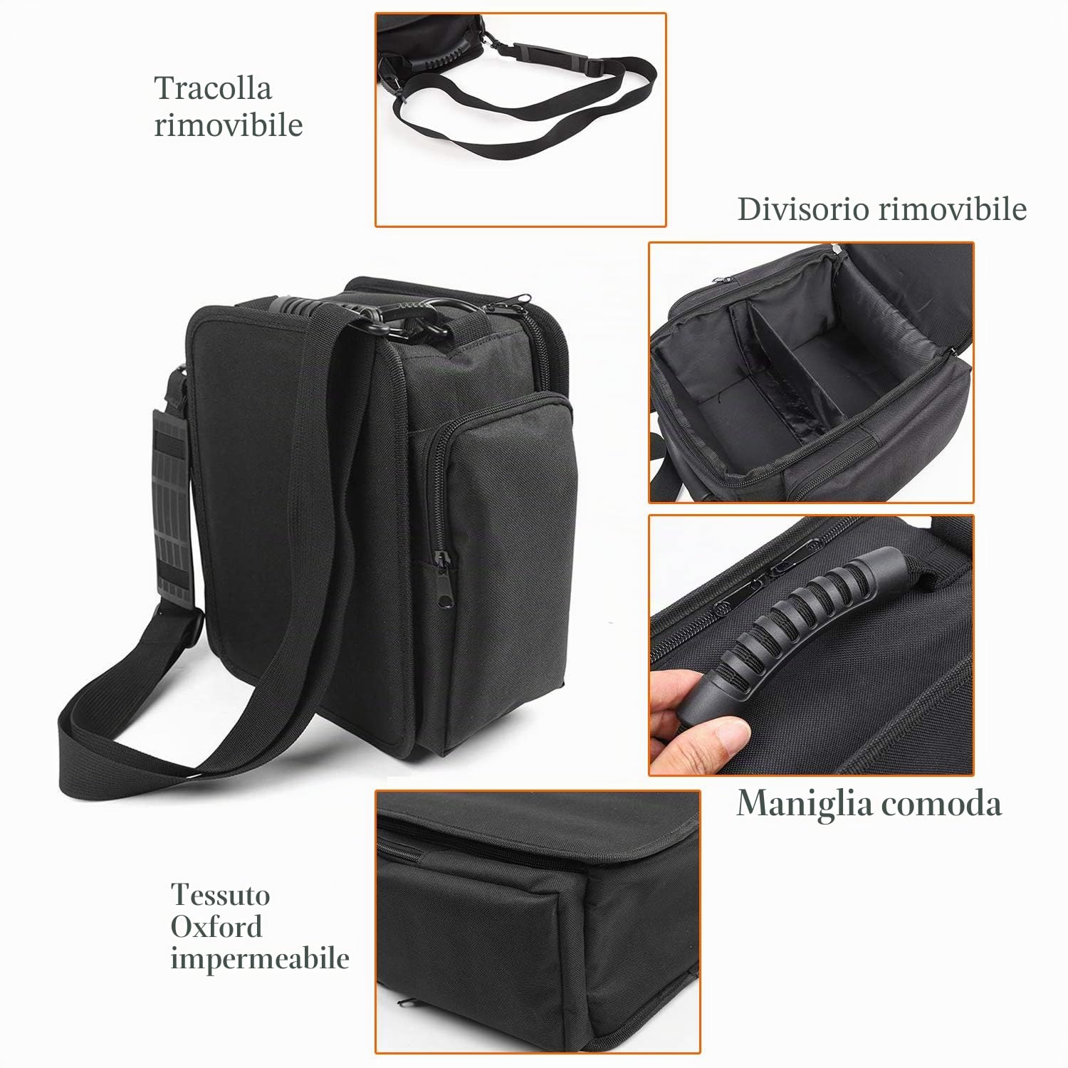 YOCTM per Jeep JL Organizer Sedile Posteriore Sotto Sedile Borse di Immagazzinaggio Adatto Jeep Wrangler JL 2018 2019 2020 Portatile Stoccaggi Kit di Strumenti Tasca Nero Accessori Interni Auto a
