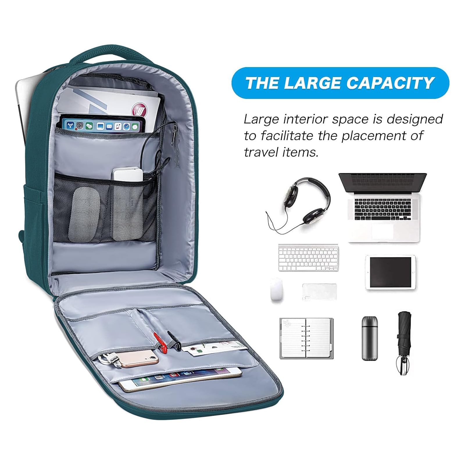 Amazon.com: MOSISO 15.6-16 inch 35L Laptop Backpack with USB  display picture 1