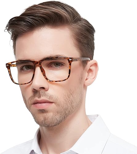 OCCI CHIARI Gafas de lectura de gran tamaño para hombre diseño cuadrado grande para lectores 10 125 15 175 20 225 25 275 30 35