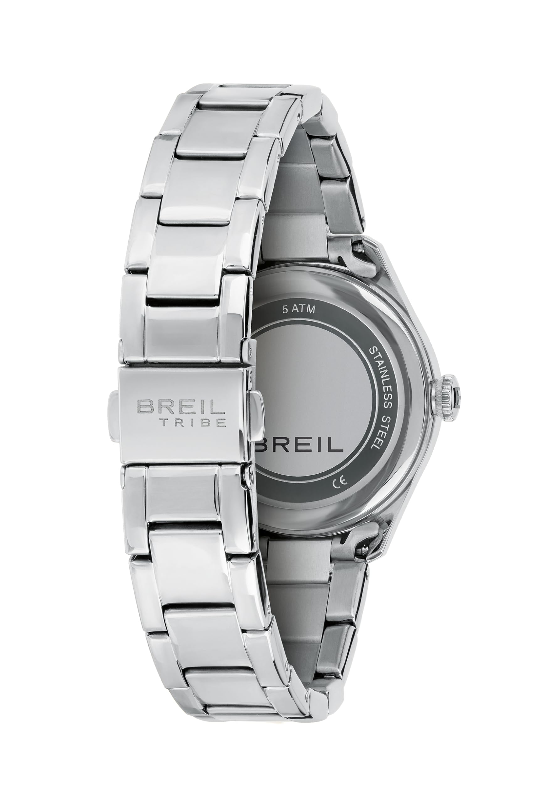 Breil, Collezione Classic Elegance, Orologio Donna con Bracciale in Acciaio e Lunetta con Cristalli, Resistente All'Acqua, Movimento al Quarzo Miyota 2115, Cassa 32 mm, Chiusura con Pulsanti