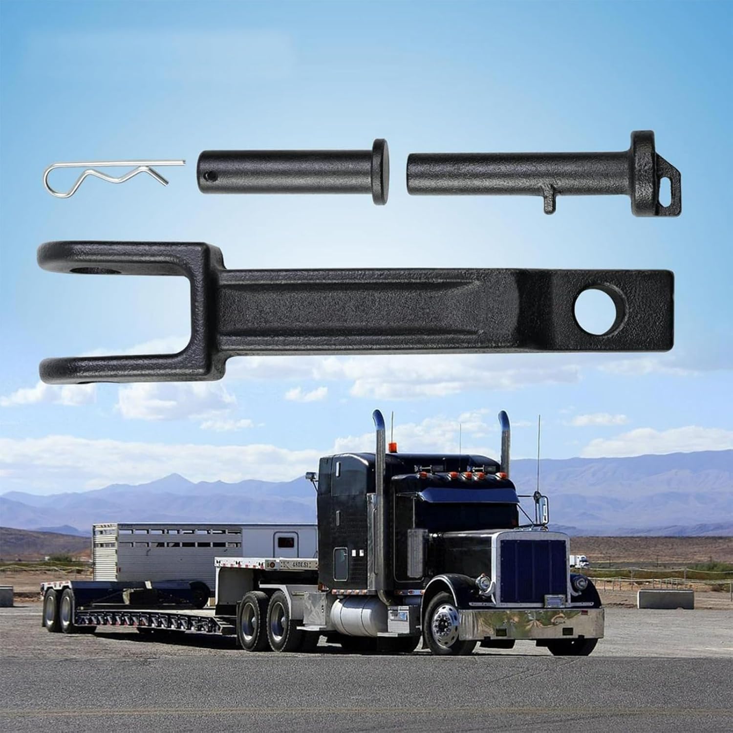 Hilitand Alloy Steel Single Tow Hook with Pull Pin and Frame Pin for T170 T270 T370 384 386 387 587 579