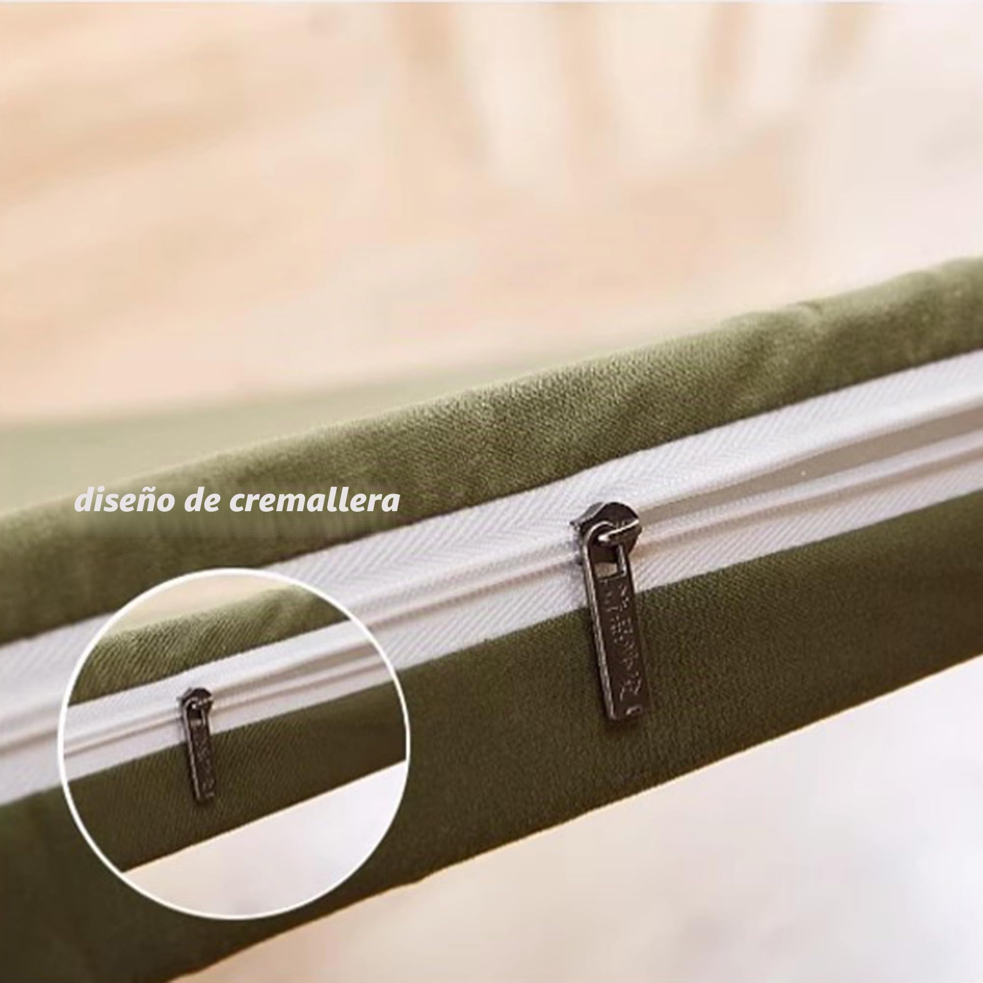 Colchoneta plegable para dormir, sofá-cama, camping, con funda extraíble para viajes y caravanas, alivio de presión y apoyo, ahorro de espacio