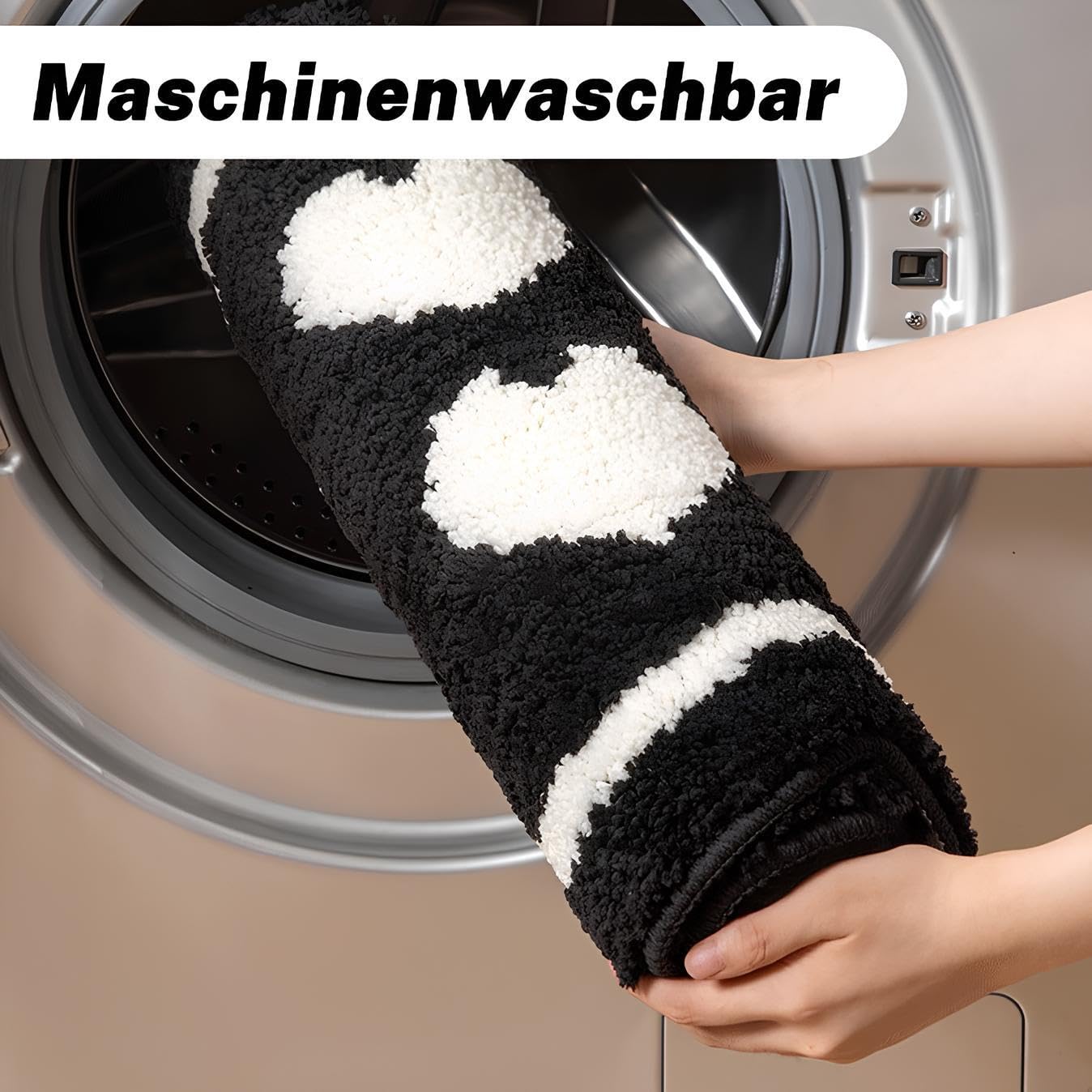 Tapis rond en microfibre à 8 boules - Peluche et doux, antidérapant 8 balles - Tapis non pelucheux - Tapis à 8 balles pour salon, salle à manger, chambre à coucher, décoration, style cosy & moderne