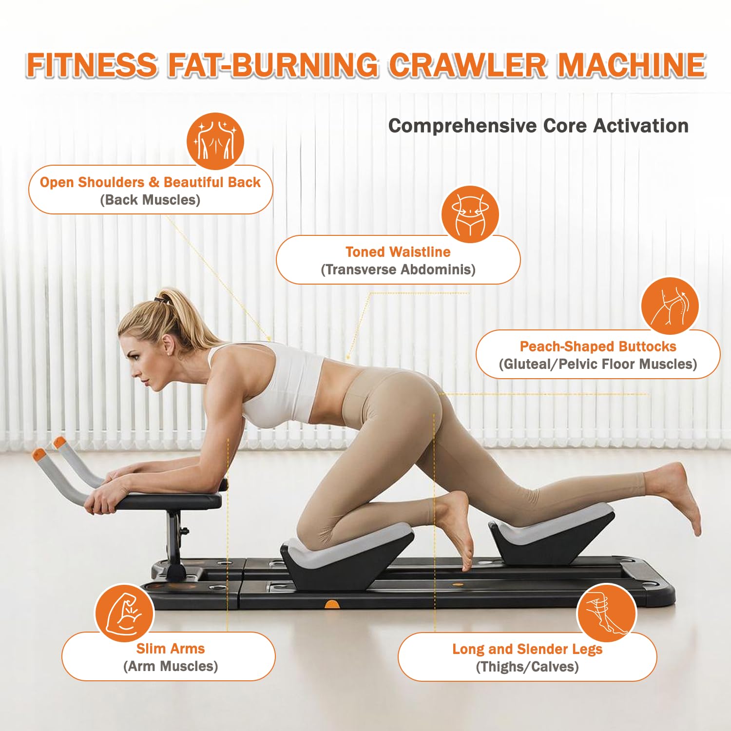 Maszyna do spalania tłuszczu Fitness, regulowana maszyna do treningu mięśni brzucha, trener skrętu i rozciągania kręgosłupa do domowej siłowni