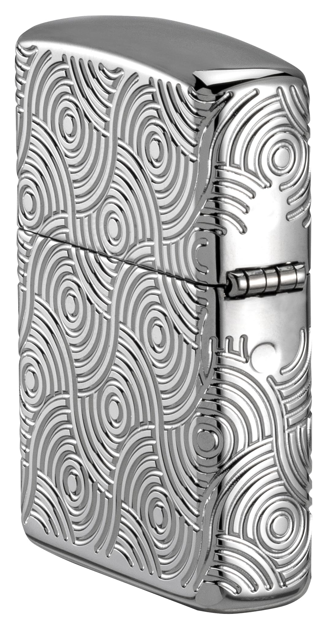 Zippo Briquet tempête Abstract Waves, Vagues abstraites, Chrome Poli Armor, Multi Coupe, Rechargeable, réutilisable, Design Coupe-Vent, boîte Cadeau, fabriqué aux États-Unis