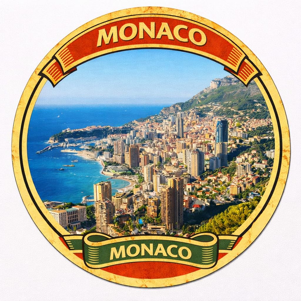 Nomad Charging Box Monaco Italy Decorative Souvenir Fridge Magnet A0049