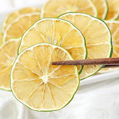 Miniatura 6 de JTEDZI Limas secas para cócteles, limas deshidratadas 3.52oz100g, rodajas de lima seca sin azúcar añadido