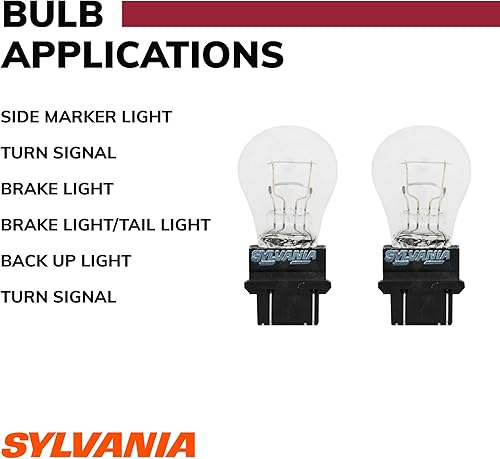 Miniatura 4 de SYLVANIA - 3057 Miniatura de larga duración - Bombilla, ideal para luces de circulación diurna (DRL) y luces de marcha atrásretroceso (contiene 2