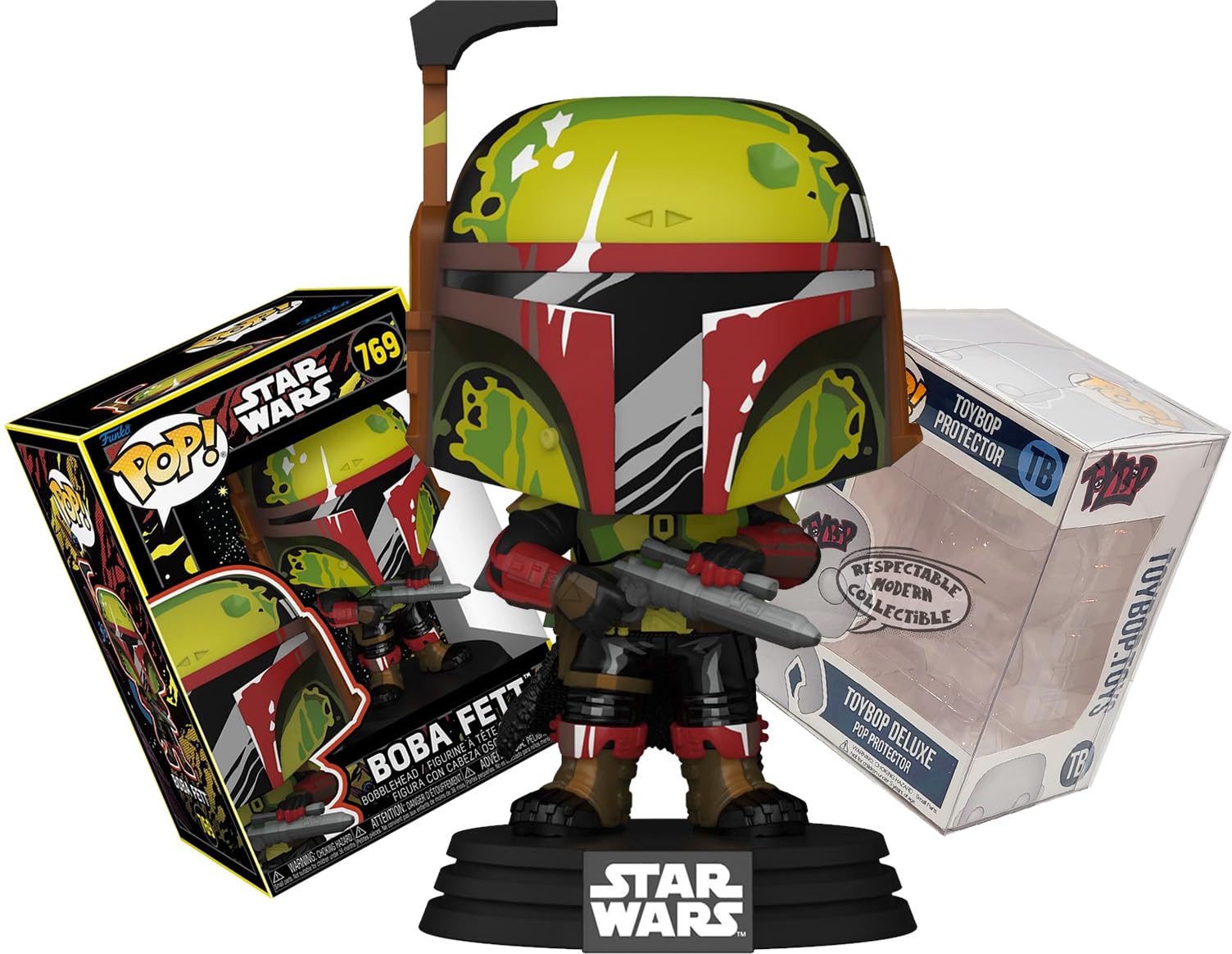 Amazon.com: Funko The Book of Boba Fett (Retro with Helmet and