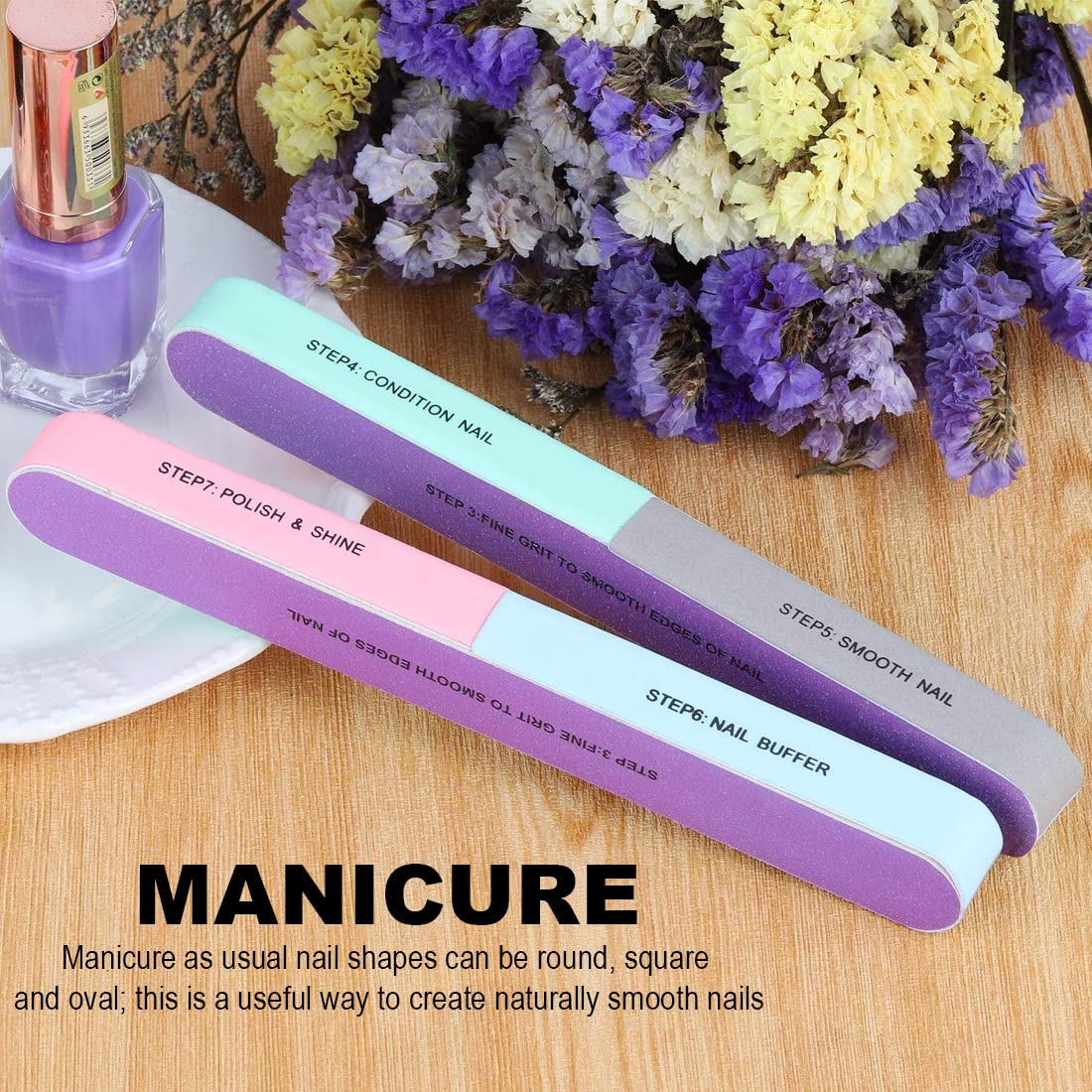 Kit Manucure Bleu 6 Faces + Coupe-Ongles Yssy | Neuf & Propre | France
