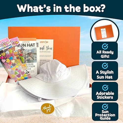 Miniatura 54 de GearTOP Kids Sun Hat Toddler Sun Hat - UPF 50+ Kids Bucket Hat Toddler Swim Hat Girls Sun Hat and Boys Beach Hat 2T-7 Years