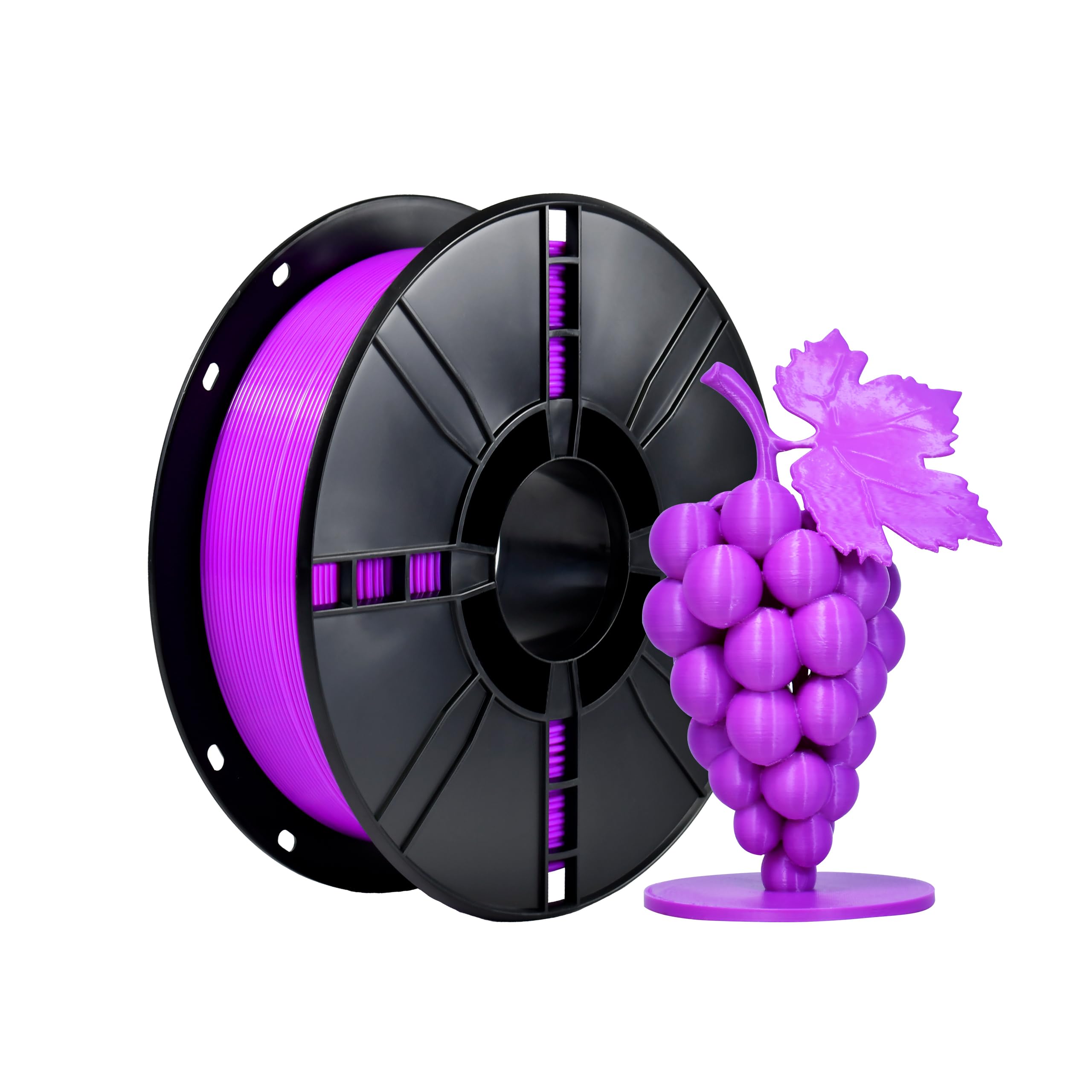 iBOSS PLA Plus (PLA+) 3D Printer Filament 1.75mm,1kg Spool (2.2lbs) Toughness Enhanced 3D Printing Filament,Dimensional Accuracy +/- 0.02mm,1.75mm PLA Plus Filament,Fit Most FDM Printer(Purple)