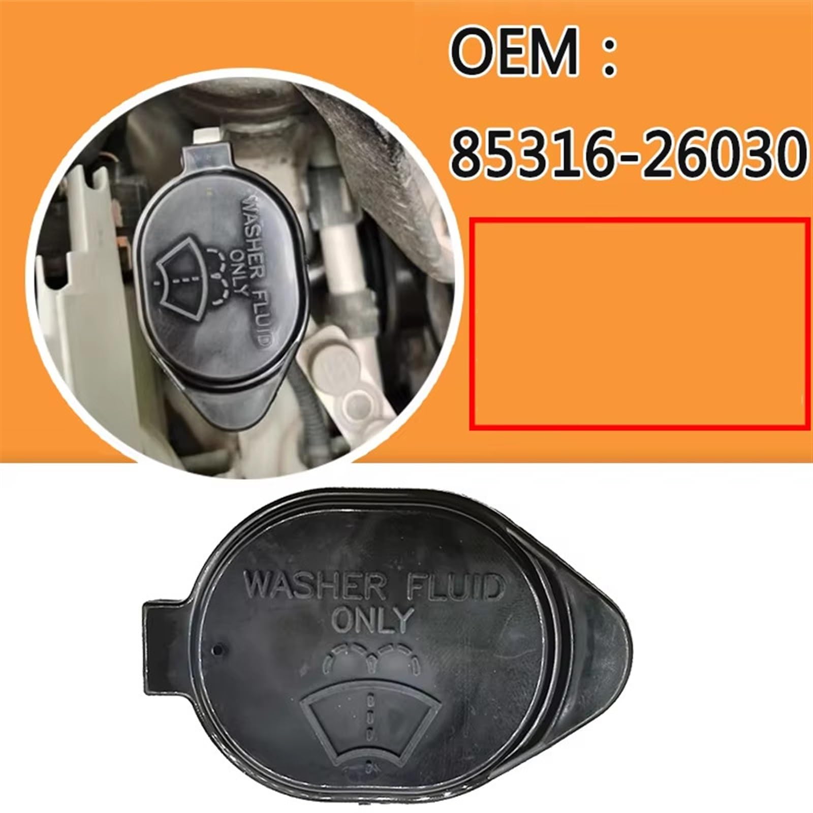Korek butelki myjki samochodowej do Lexus do Is300 2001-2002 spryskiwacz przedniej szyby 85316-26030