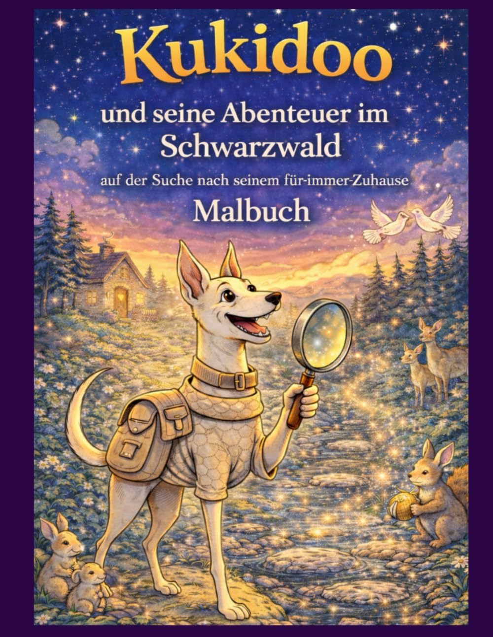 Kukidoo und seine Abenteuer im Schwarzwald: Malbuch