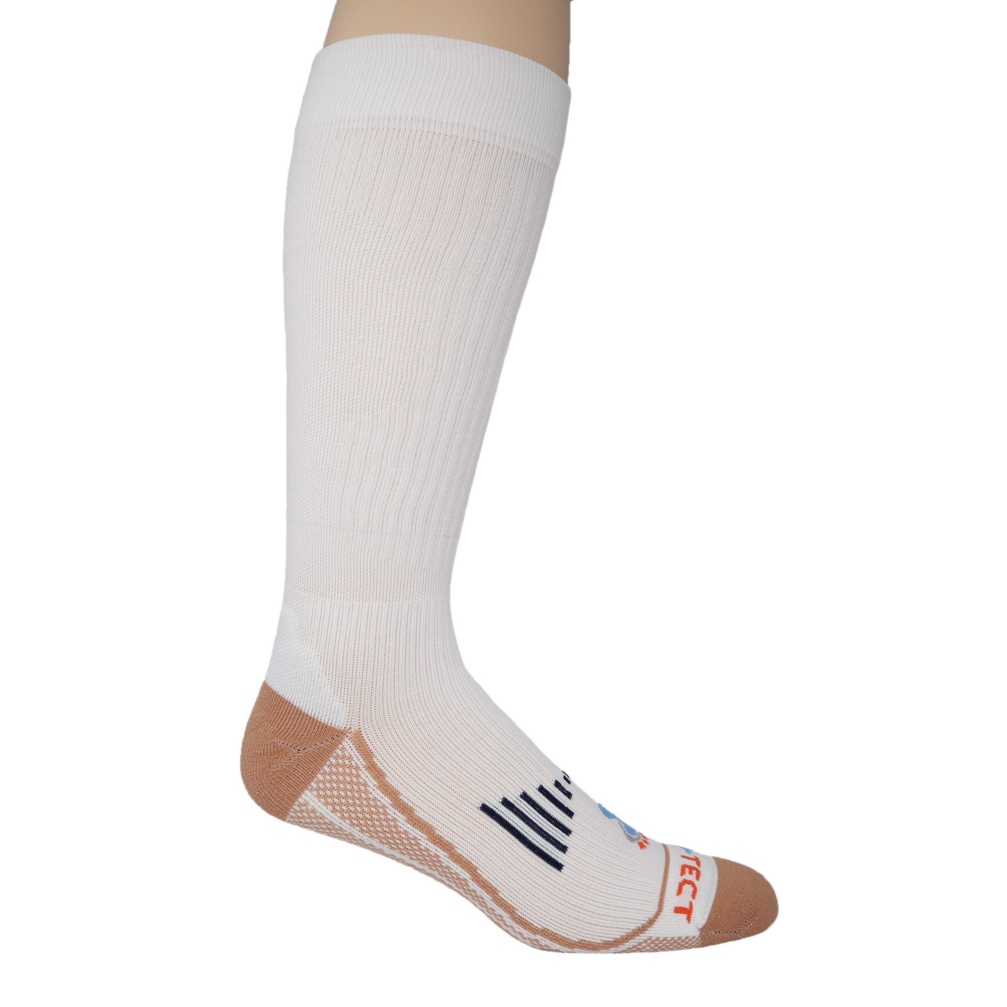 Unisex Diabetic Copper Compression Over The Calf Socks (1 Pair) Made in the USA