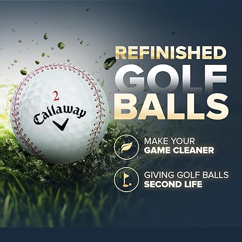 Miniatura 3 de GBM Callaway Chrome Soft Pelotas de Béisbol para Golf Refinadas Certificadas - Paquete de 12 - Diseñadas con Patrón de Costura - Par-FECT para