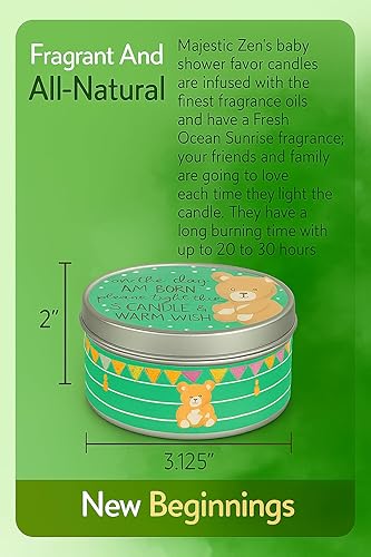 Miniatura 4 de Recuerdos de fiesta de revelación de género de alta calidad, recuerdos neutros de género para invitados, elegantes velas de baby shower, regalos de