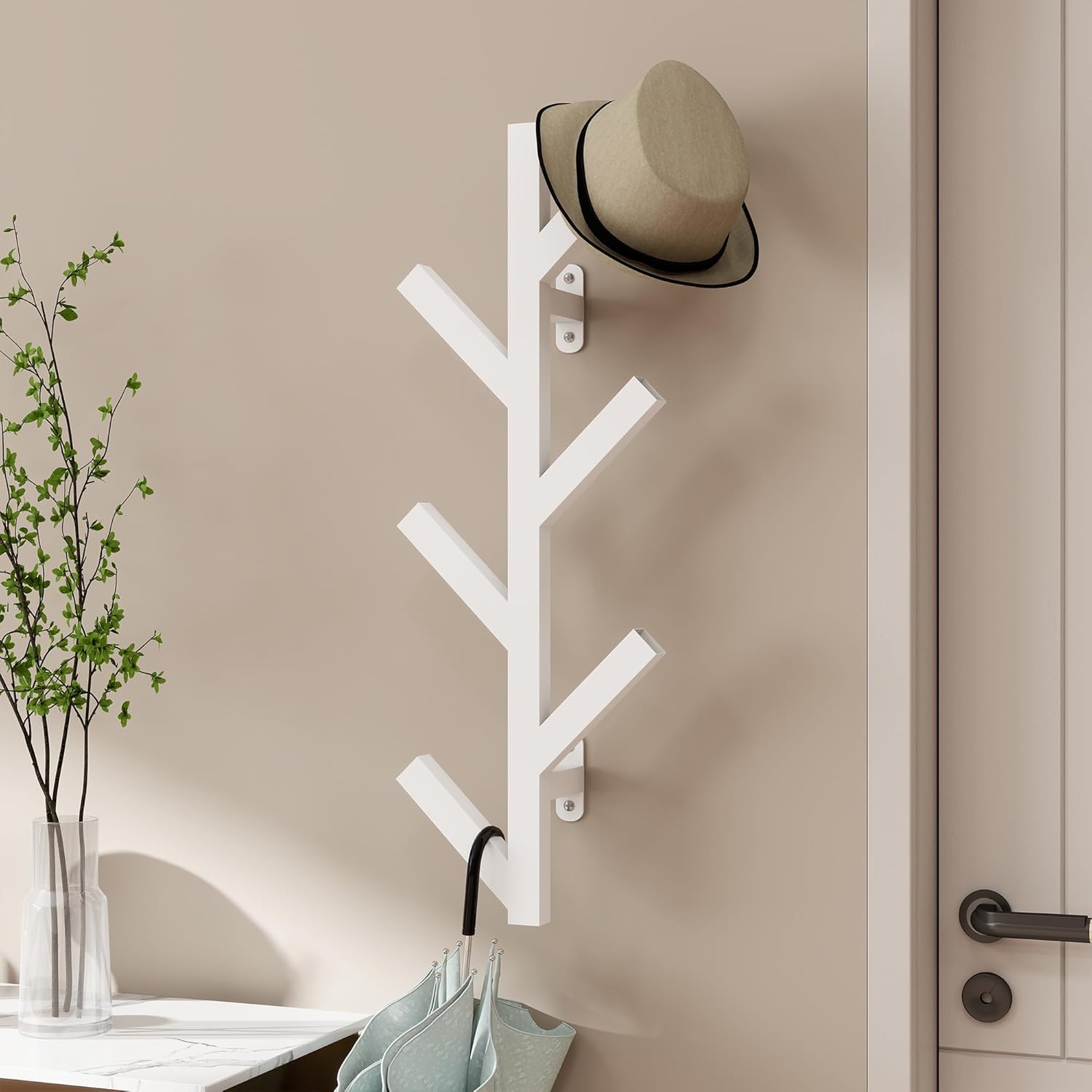 Vlush Wall Mounted Metal Coat Rack with Hooks Kuwait Ubuy