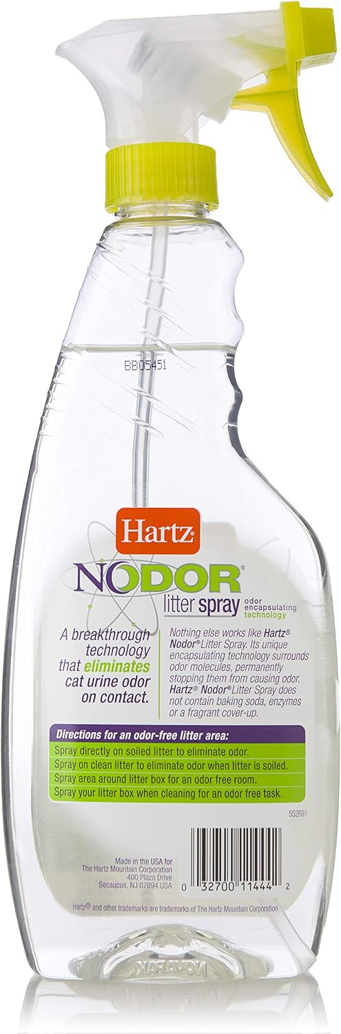Hartz Nodor Unscented Cat Litter Spray - 17oz