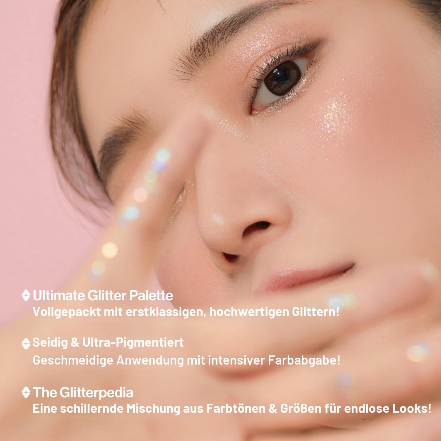 UNLEASHIA | Glitterpedia Lidschatten-Palette | Point Makeup Vegan | Koreanische Kosmetik | Täglich | matt | Glitzer | schimmernd | Perle | täglich | Party | funkelnd… (NR. 1 All of Glitter)