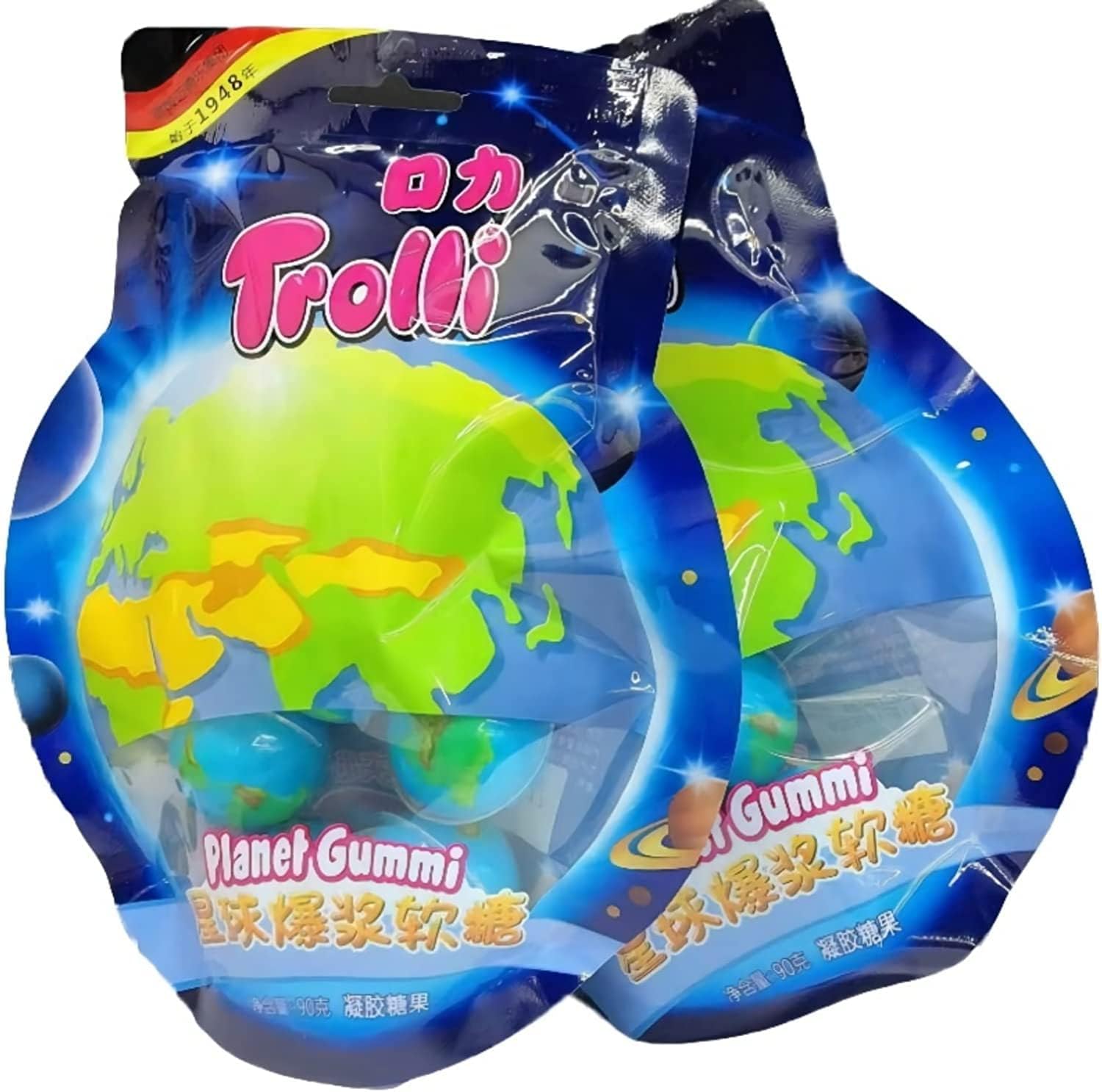トローリ】地球グミ プラネットグミ 正規品1袋5粒✖️100袋 500粒