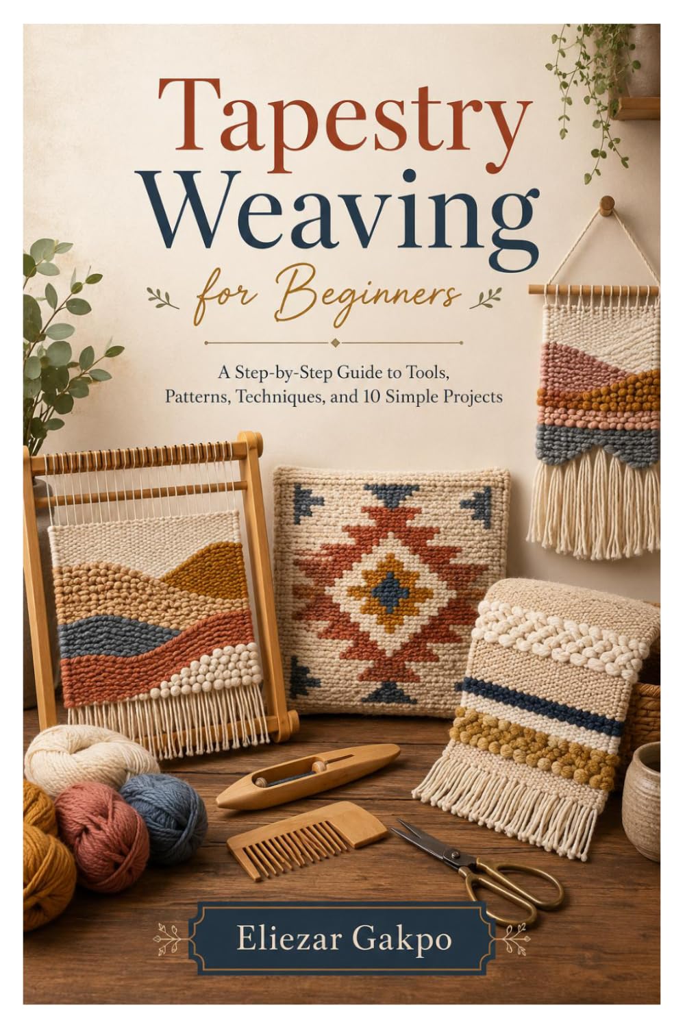 Tapestry Weaving for Beginners: A Step-by-Step Guide to Tools, Patterns, Techniques, and 10 Simple Projects