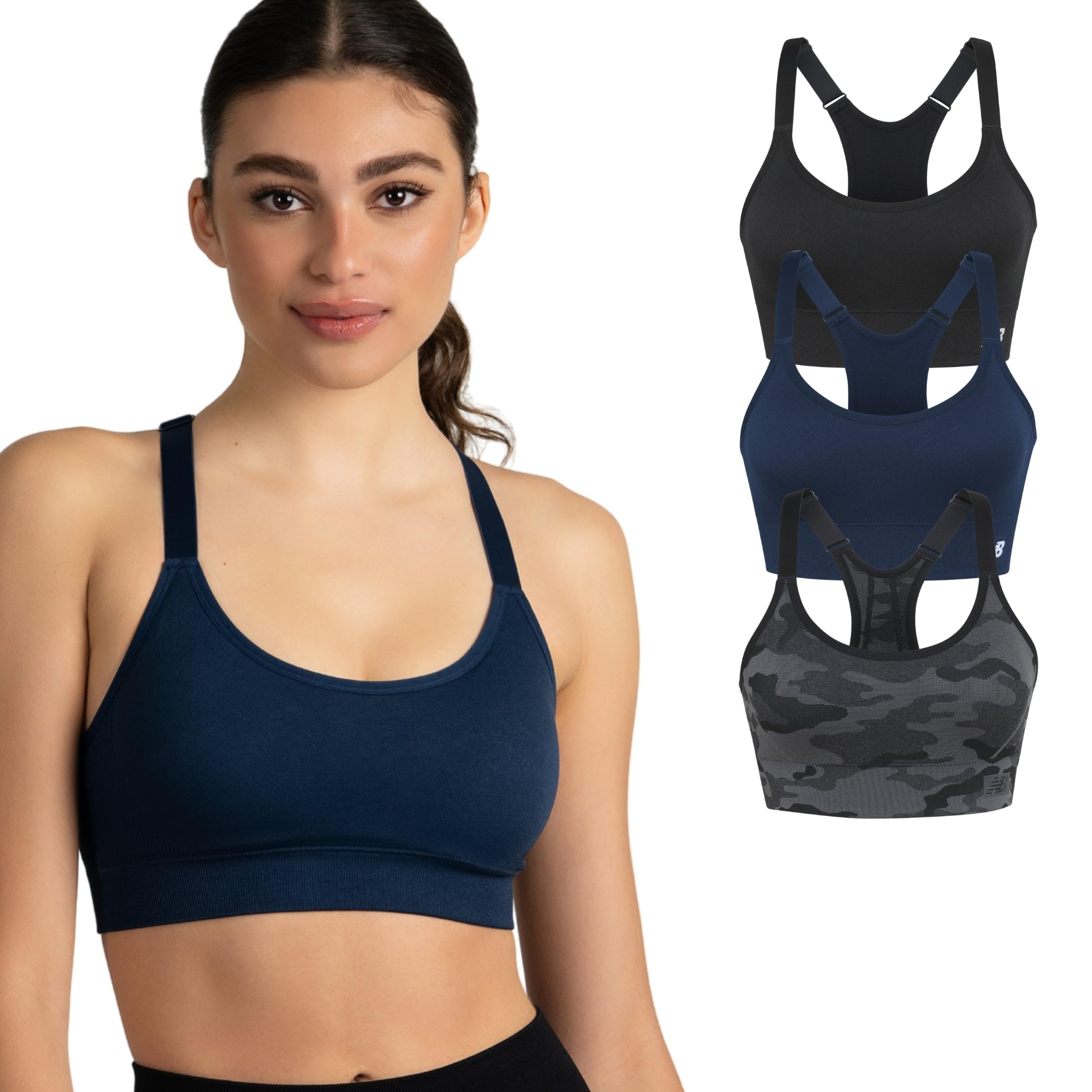 New Balance Seamless Sports Bra 3 Pack
