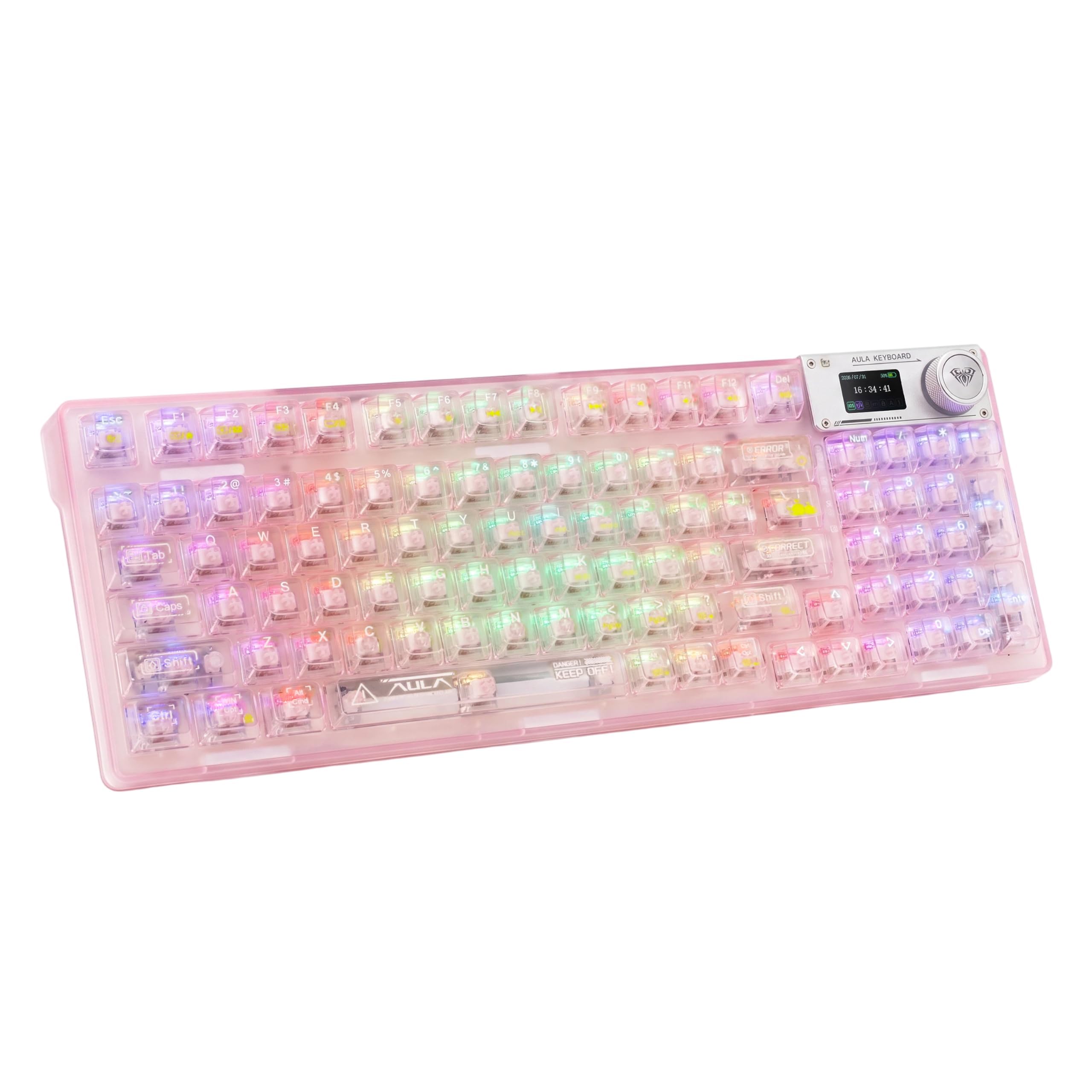 Amazon | Aula F98 Pro 95%ホットスワップ可能メカニカルキーボード