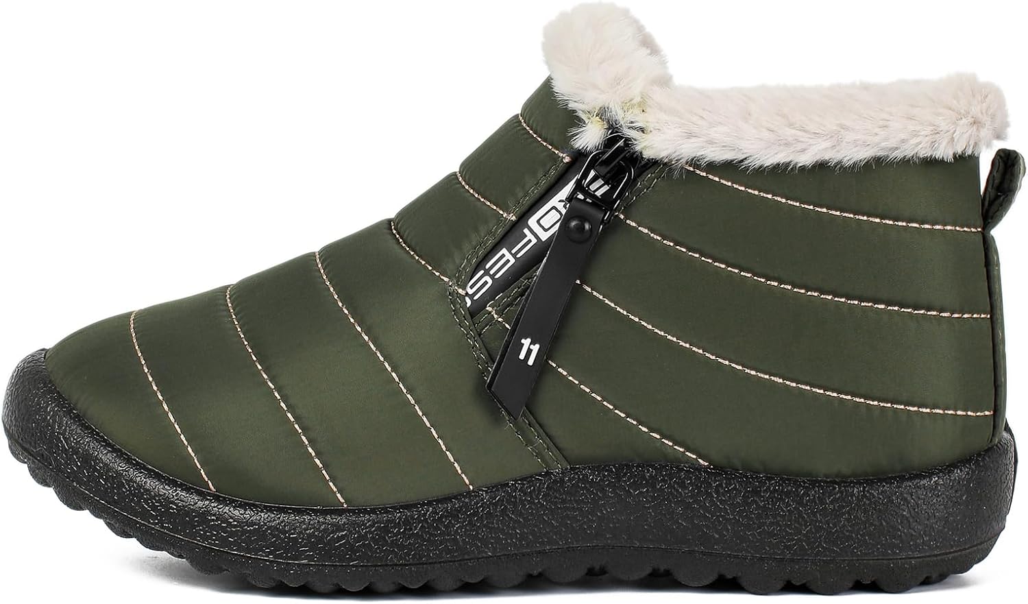 Hxlber Ankle Boots for Women,Warm Fur Lining Comfortable Lightweight Non Slip,Womens Winter Snow Boots for Women - Image 2